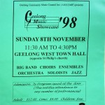 1998-11 Geelong Music Showcase