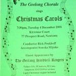 2001-12 Christmas Carols