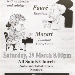 2003-03 Faure Requiem and Mozart