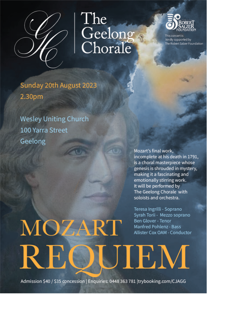 Mozart Requiem poster